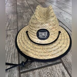Binkybro racing Barney Patrol - Sonoma strider straw sun hat